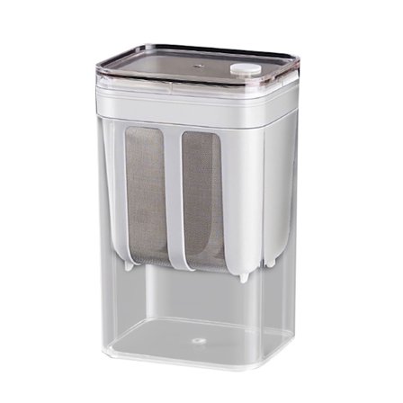 Yoghurtfilter Återanvändbara Yoghurtssilar Mjölkyoghurtseparator Kopp med Nät för Att Göra Tjock Yoghurt Sojamjölk