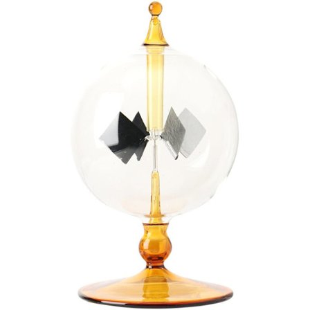 Crookes Solcelledrevet Radiometer Solcelledrevet Spindende Vejrhaner Vindmølle Gave Hjemmekontor Dekoration