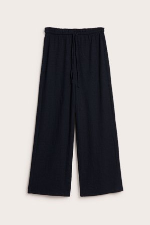 Kappahl | Bukse med snøring Mørkeblå M | Mørkeblå