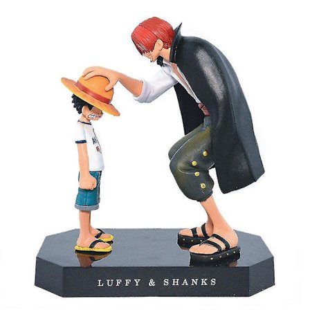One Piece Luffy Shunks Pvc Actionfigurer Legetøj 18cm One Piece Anime Monkey D Luffy Figurine Legetøj Dukke