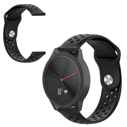 Huawei Watch GT 2 42mm elegant silikon klockarmband - svart