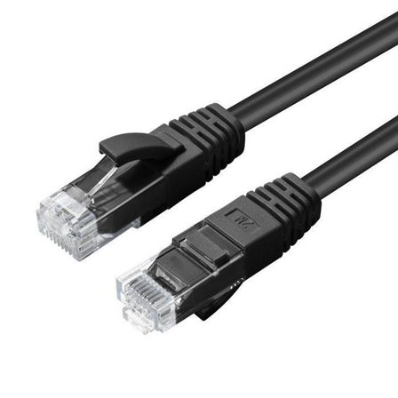 MicroConnect nettverkskabel - 15 m - svart