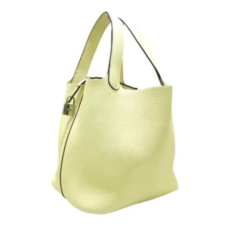 Hermès Vintage Pre-owned Leather handbags beige, Dam Vintage Väskor, Dam, Storlek: ONE SIZE