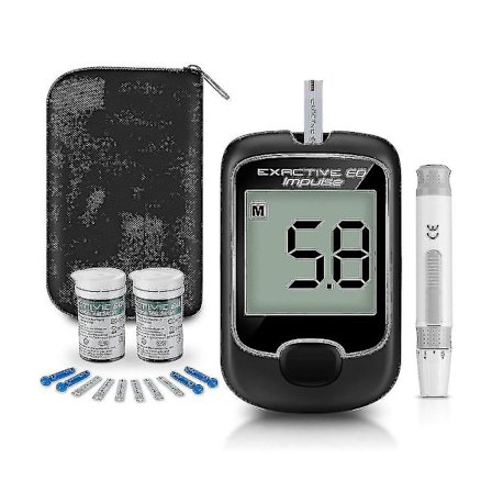 Blodsockermätare Blodsockermätare Diabetes Testkit med teststickor 50 stycken Blodsockermätare Diabetes Blodsocker test