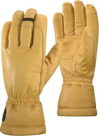 Black Diamond Work Gloves vuorilliset nahkahanskat, Natural - Työkäsineet