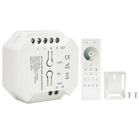 Tuya WiFi Smart Dimmer Triac Dimmer LED-kontroller APP Fjernkontroll for Alexa Hjem C {Db}