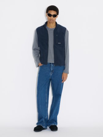 Holzweiler - Dovre Fleece Vest - Dk. Navy - Mens - Medium