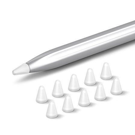 10 kpl Huawei M-Pencil (2.) silikonikynän kärjen suojus - Läpinäkyvä