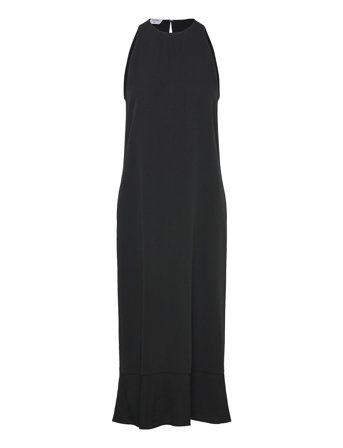 Filippa K Draped Twill Tank Dress - Black - 38
