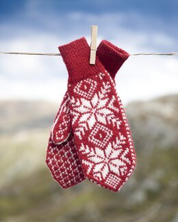 Votter Stjerne Rød - Dale Garn