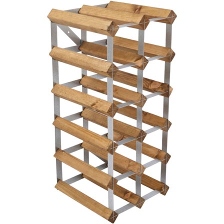 Traditional wine rack Vinstativ til 15 flasker, lys eg | KitchenOne