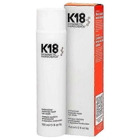 150ml K18 Leave-in Molecular Repair Hårmaske Skade Genopret Blødt Hår Dyb