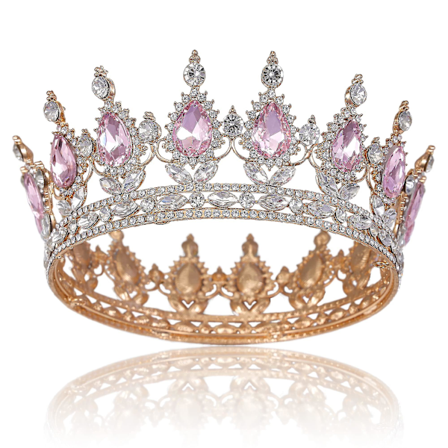 Børnedag Gave Prinsessekroner Og Tiaraer Til Små Piger - Krystal