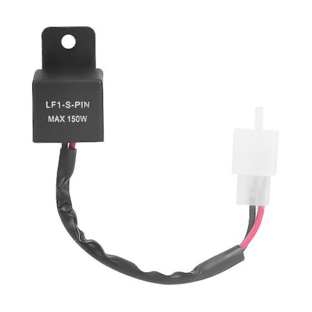12V 150W 2-pin LED blinkrelé med kabel for motorsykkelblinklys