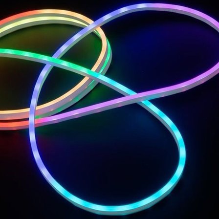 Neon LED-strip med RGB-lys og fjernbetjening 5m