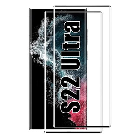 3-PACK Galaxy S22 Ultra Sk rmskydd CASE-Friendly HD 0,3mm