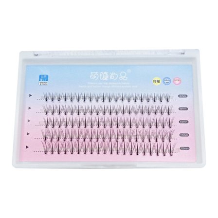 100 Paket/Ask Clusterögonfransar Ögonfransförlängningar