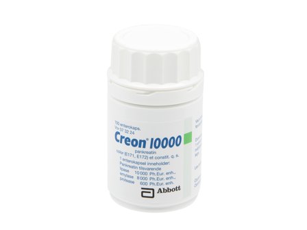 Creon 10000 Enterokapsler, 100 stk.