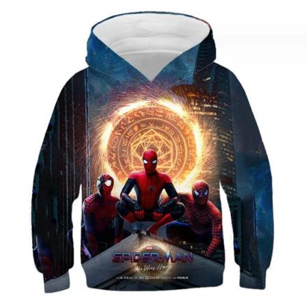 Barn Sweatshirt 3d Hoodies Bekväma Spider-Man Pullovers C 150cm