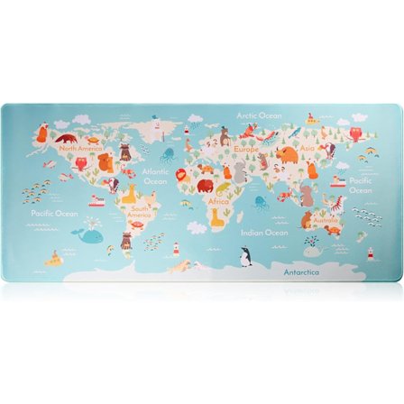 Pelikäyttöön sopiva suuri hiirenmatto - Työpöydän matto, suurikokoinen tyylikäs patentti, kumipäällysteinen, sileä pinta, liukumaton