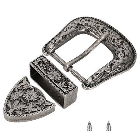 Bältesspänne Vintage Design Bältesspänne Western Bältesspännen Set Herr Enkel Cowboy Bältesdekoration Handgjort Spänne(40mm)