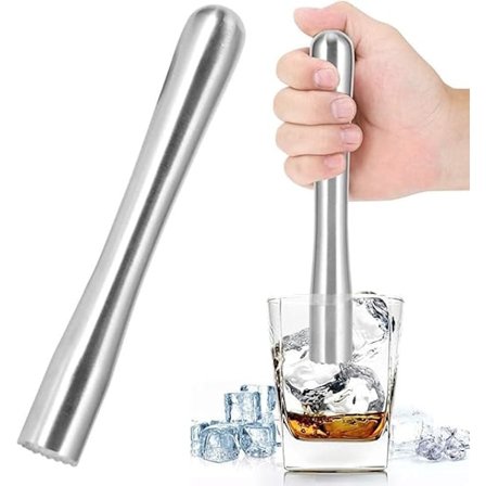 Cocktail Muddler i rostfritt stål, Cocktail Mixer Lemon Bar Tool