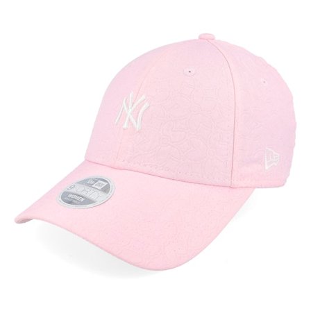 New Era - New York Yankees Womens Jacquard 9FORTY Pink Adjustable Adjustable Pink Cap - MLB @ Hatstore