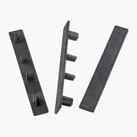 Biltema - Endebeskyttelse til terrassebord av kompositt lysegrå