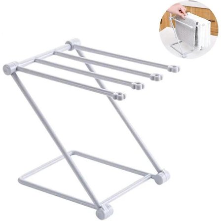 /EA/Bordplade Håndklædeholder - Fritstående Holder med Fire Stænger