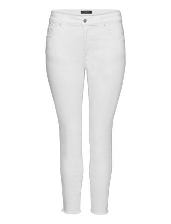 Carwilly Life Reg Sk Ank Jeans White Skinny Jeans Hvit ONLY Carmakoma