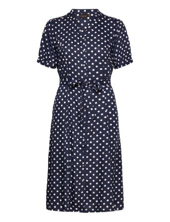 Dress-Light Woven Dresses Shirt Dresses Blå Brandtex*Betinget Tilbud