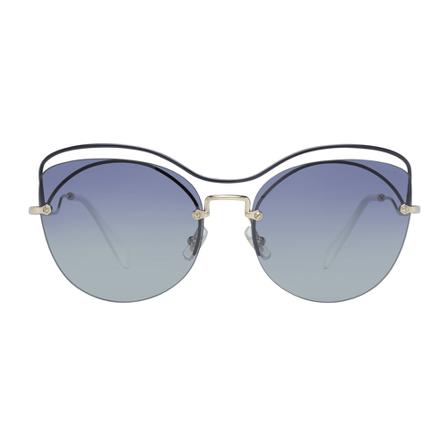 Miu Miu, Miu Miu Solbriller Mu 50Ts Ue 63A060 Grijs, Dames, Maat:ONE Size