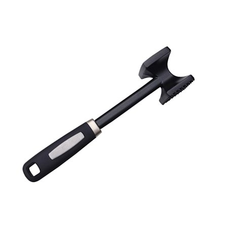 Checkered Chef -lihanmurska. Paras vasara/nuijatyökalu/murska pihvin, naudanlihan ja siipikarjan mureuttamiseen. Massiivinen metallirakenne kumilla