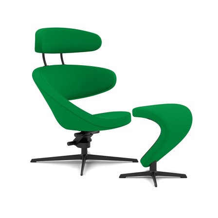 Varier Furniture Peel - Green Wool - Black base