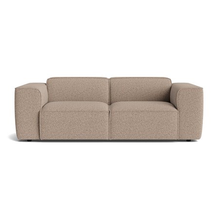Aura 2.5-Sitzer-Sofa in Puente Greige, modernes Design, bequeme Federung und hochwertige Polsterung, 73cm Höhe, zeitloser, eleganter Stil.