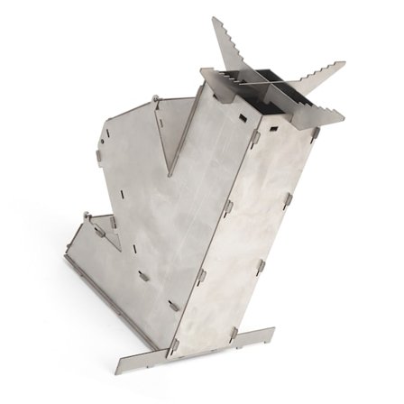 Rakettovn Bærbar Slitesterk Praktisk Rustfritt Stål Avtakbar Turistovn