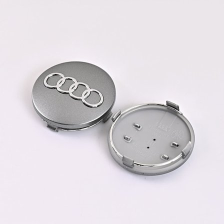 4-Pakning - Audi Senterkopper / Navkapsel Emblemer - Bil