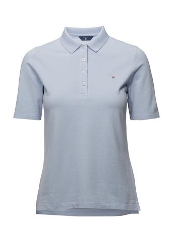 Original Lss Pique T-Shirts & Tops Polos Blå GANT