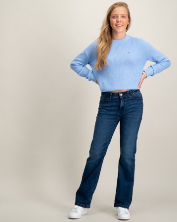 Tommy Hilfiger FLARE BLUE DENIM Blå Jeans Tjej - Kids Brand Store