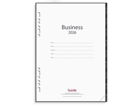 Burde Business grundsats 2026 - Lyreco - Almanackor och kalendrar - Systemkalendrar - Business