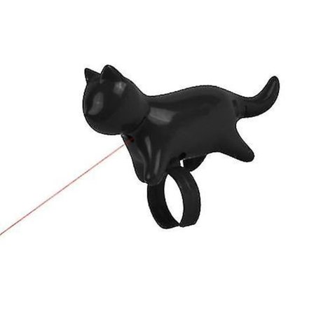 Sjov Kat Fingerlys Infrarød Kat Sjov Artefakt Pink Gul 2 Stykker