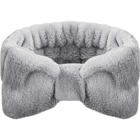 Spa-hovedbånd, knyttet hårbånd, makeup-hovedbånd, koral fleece-hårbånd, elastisk badehovedbånd til ansigtsvask, badning, sport, skønhedspleje