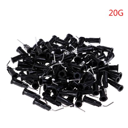 100 stk. Dental Flowable Komposit Flow Resin Syre Ætsende Gel Applikator Forsyninger Tips Doseringssprøjter Irrigationsnålespids