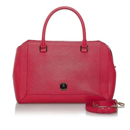 MCM Pre-owned Pre-owned Leather handbags Pink, Dame Vintage Tasker, Størrelse: ONE Size