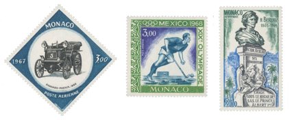 Monaco 1967-1969 - YT PA 91-93 - Postfrisk