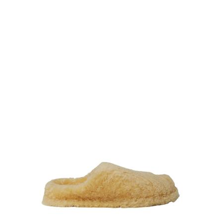 Jil Sander Shearling Slippers , Beige , Dames , Maat: 38 EU