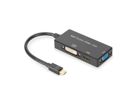 ASSMANN Electronic video adapter - DisplayPort / HDMI / DVI / VGA - 20 cm