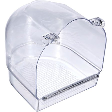 Dækket fuglebad Halvcirkelformet - 13 × 13 × 13,5 cm