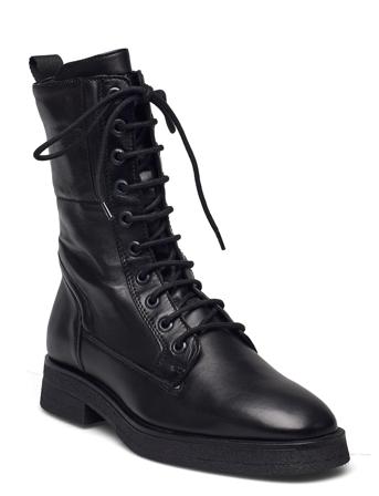 Lace Flatheel Bootie Black Marc O'Polo