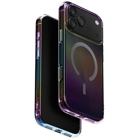 UNIQ telefontaske til iPhone 17 Pro Max MagSafe Iridescia - Midnight Quartz